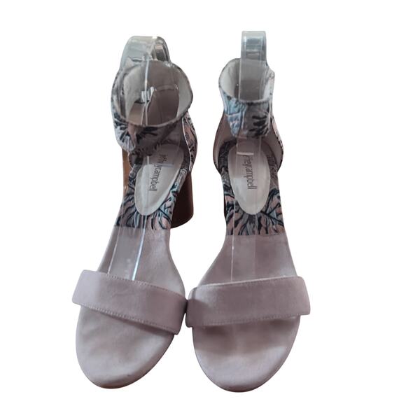 Jeffrey Campbell Purdy Heels floral botanical print size 8 sandals - Picture 4 of 8